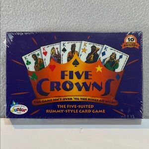 Five Crowns Card Game NEW! Sealed! Five Suited Rummy Style Card Game